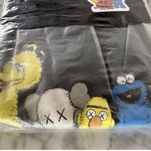 KAWS Sesame Street Tee ELMO BIGBIRD COOKIE MONSTER